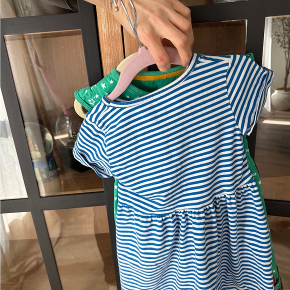 Baby Boden bundle dress toddler girl rainbow unicorn applique embroidered - Picture 3 of 5